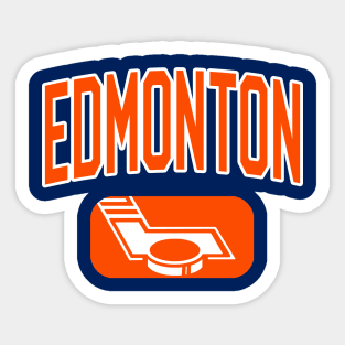 Edmonton Hockey (Blue) Sticker